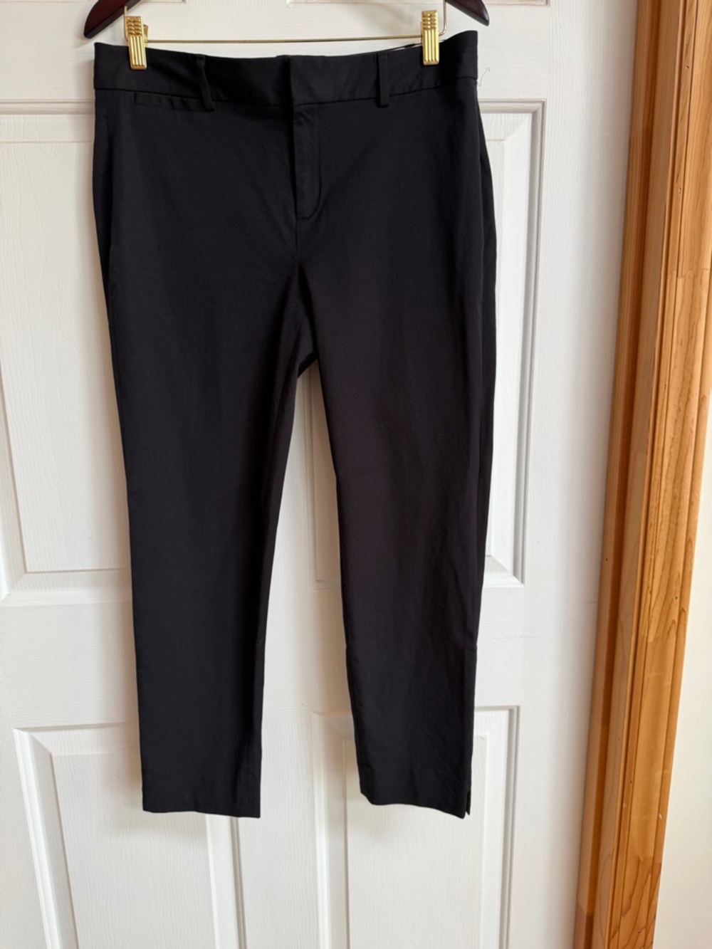 crown & ivy Black Tailored Slim Ankle Pants